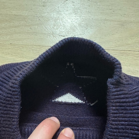 Men's Navy knitted Sweater men’s size small - Picture 3 of 8